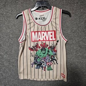 Kids Collab Marvel The Avengers Basketball Tank Top Size 9-10